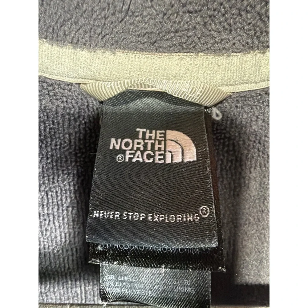The North‎ Face Jacket Womens Large Fleece Coat Gray Full Zip Logo Outerwear